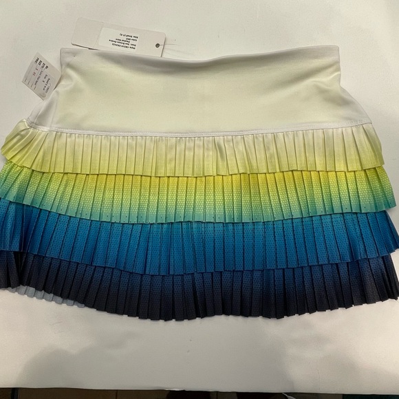 Lucky In Love Pleated Tennis Skirt Skort Shorts Small Multicolor NWT - Picture 2 of 9
